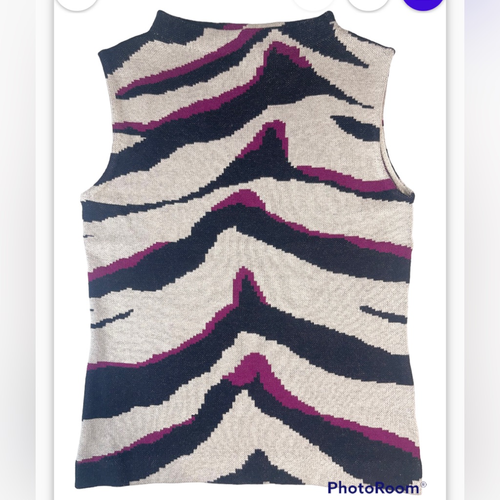 Natori Le Tigre Silk, Cashmere-Blend Women's S Odyssey Collection Boatne